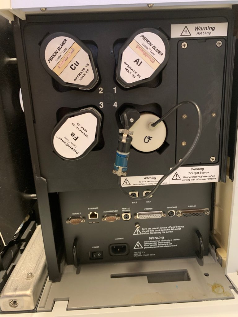 Perkin Elmer HGA900 Graphite and furnace AAS Lab2