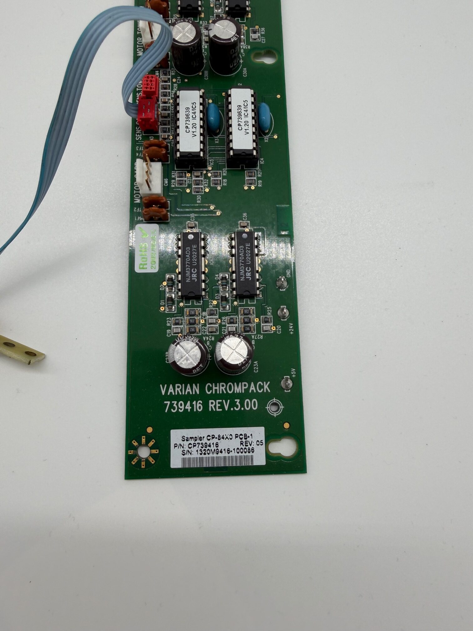 VARIAN CHROMPACK 739416 Power Circuit Board 3800GC - Image 2